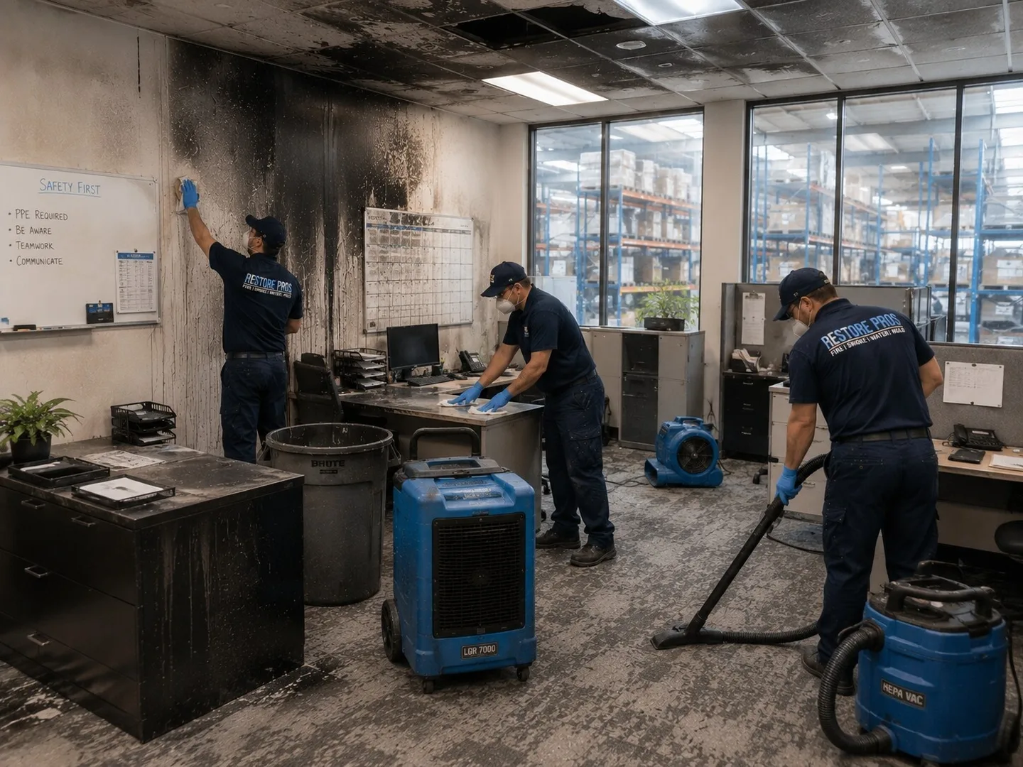 Fire Damage Restoration in La Puente, CA